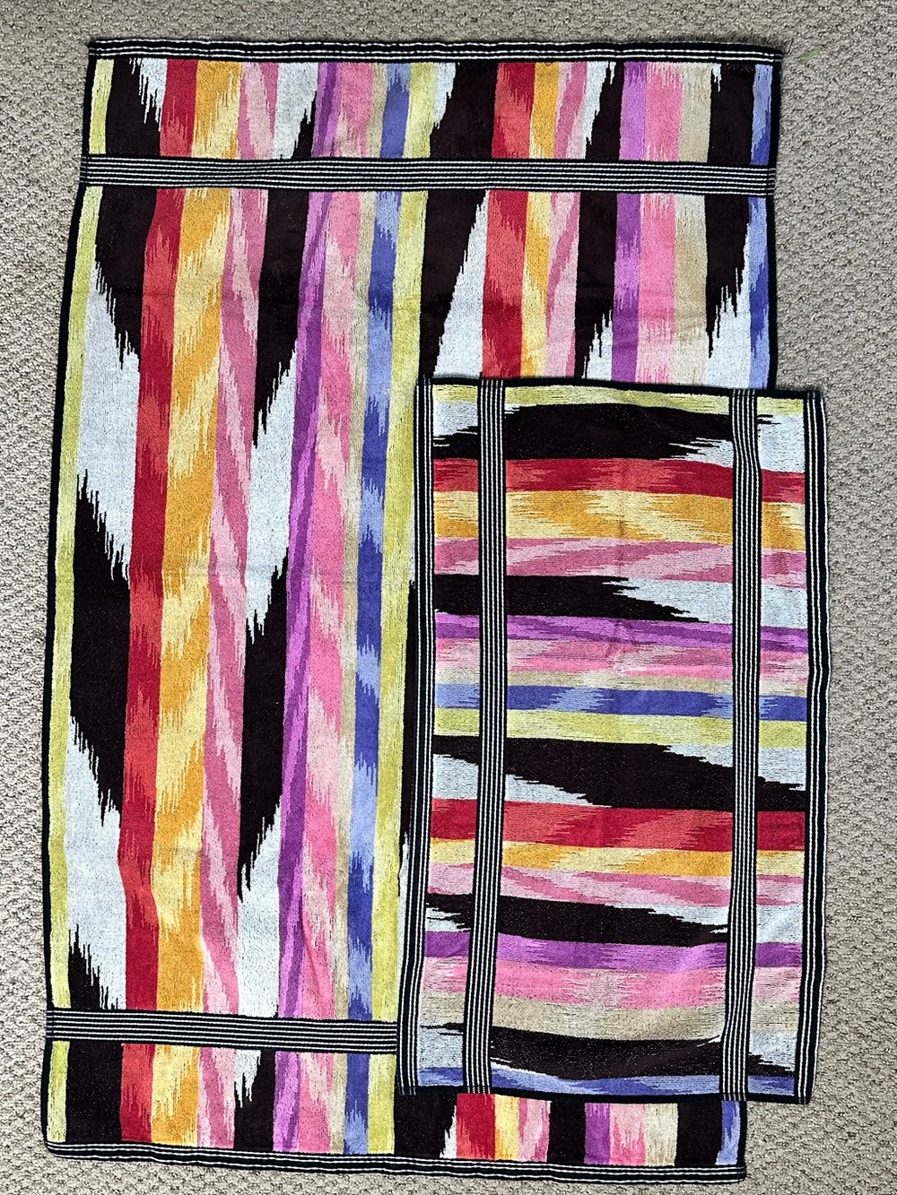 Missoni Home Bath and Hand Towel Set Pezzi New in Packaging